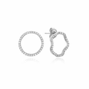 [티르리르] 라이트 피오니 실버화이트 귀걸이 TESSVW11742S