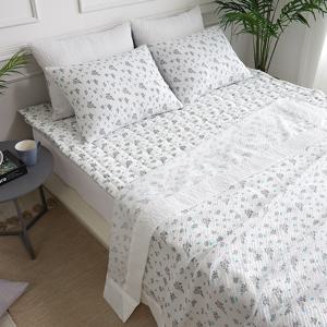 [라몬떼] 메리메리 시어서커 여름 홑이불 베개커버2P 세트 Q