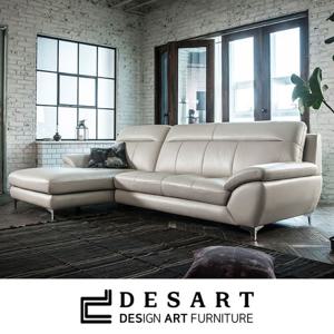 디쟈트on 멜로우 천연면피 소가죽 카우치형 소파