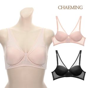 차밍 MR3009 인견 타공메쉬 B컵 풀컵 3단후크 노와이어브라