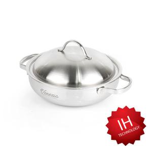 키친아트 베네치아 통오중 스텐냄비 궁중전골24cm