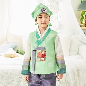 [예가한복] ML714 연두마루 남아한복/아동한복