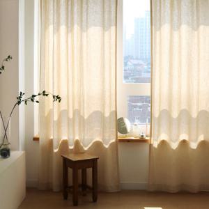 까르데코 내츄럴 린넨커튼 1장