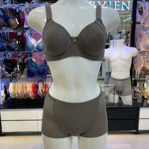 [비비안]BBM 보정용풀컵 몰드스타일 브래지어 빅사이즈 DEF컵 삼각거들팬티세트 BR3475QGR3475S KHA