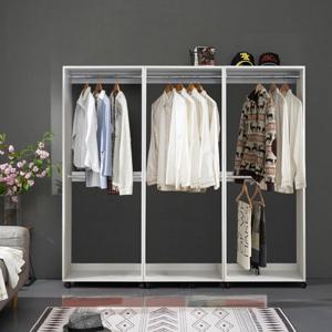 [더젠] 프릭스1800 이동식수납드레스행거옷장세트1