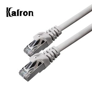 칼론 CAT.7E 랜선 랜케이블 10M 그레이 컴퓨터 노트북 모니터 넷