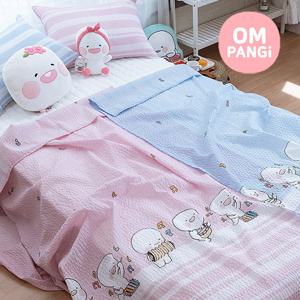 포그나미 옴팡지게 상큼한 옴팡이 시어서커 여름 홑이불베개세트