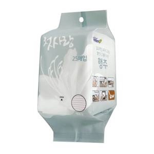 에파타클린업 압도적인두께 120gsm 첫사랑 위생 일회용행주 25매