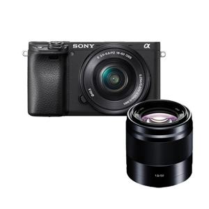 소니 디지털카메라 A6400L(SELP16-50)+SEL50mmF1.8렌즈