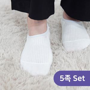 프로암스 여자 남자 세침 쿠션 페이크삭스 덧신 양말 5족