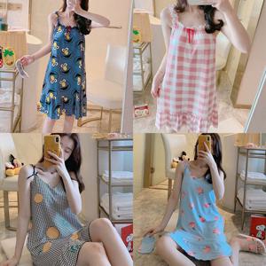 여성 원피스 잠옷 8종 택1 파자마 나시 여자 홈웨어 슬립 이지웨어 캐릭터 인기 파티 실내 유행
