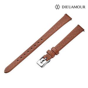 디유아모르 10mm 소가죽 시계밴드 DAB3201L-L_BR(S) 시계줄
