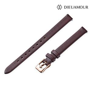 [정품] 디유아모르 8mm 양가죽 시계밴드 DAB3101L-D_BR(RG) 시계