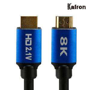칼론 8K HDMI 2.1Ver 메탈 케이블 5M 블루 고화질 FUHD ULTRA HD