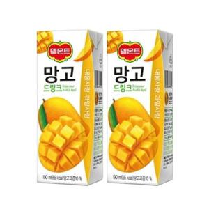 롯데 델몬트 망고 드링크팩 190ml x 48