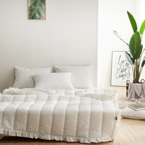 베이직 썸머 프릴 시어서커 여름이불 패드세트SS슈퍼싱글