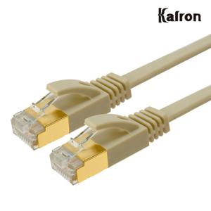 칼론 CAT.7 평면 랜케이블 기가 인터넷 랜선 2M 그레이 초고속
