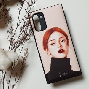 갤럭시 노트20 울트라 노트10 플러스 카드 수납 지갑 도어 일러스트 범퍼 케이스