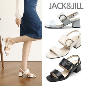 [잭앤질]잭앤질 빅사이즈 진주 버클 스트랩 샌들(J-09327BIG)