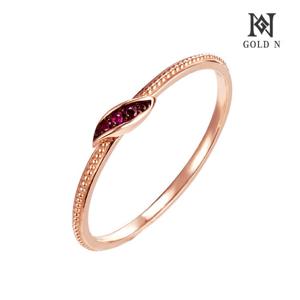골드앤 14K 레드페탈 반지 RG
