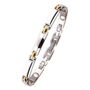 [영국수입]사보나 런던 333 레이디 실버듀엣 자석 건강 체인팔찌