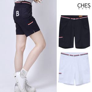 [체스]B포켓삼선 아이스쿨 여성골프 반바지