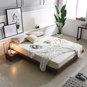 밀튼 멀바우 헤드리스 침대(슬립웰 7존 독립Q)