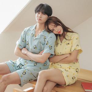 펭펭 요루면 반팔투피스 커플추천 반팔 여름파자마 잠옷세트