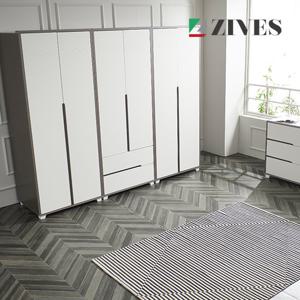 [지베스] 엘린 2400 키큰 옷장세트