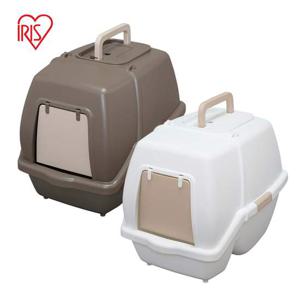 아이리스 고양이 화장실 하프돔형 모래삽 포함 SSN-530 (브라운)