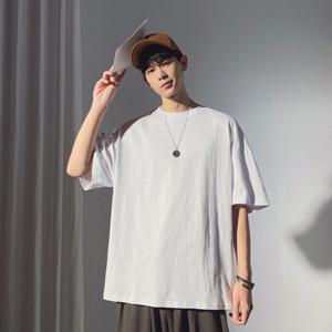 7부티셔츠 무지 오버핏 남자 반팦티 INSUM72