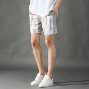 [후앙스] 레터링 프린팅 4부 트레이닝 바지 PMBP6940