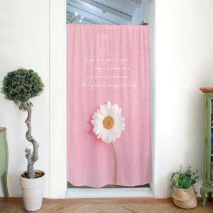 상상후 속커튼 현관커튼 도어커튼 가림막 140x200 핑크데이지