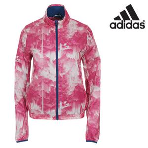 아디다스 여성 RUN GRAPHIC 바람막이 자켓 - AP8426
