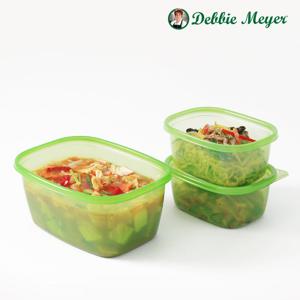 데비마이어 그린박스 밀프랩 반찬통 냉장고정리 소분용기 709ml 2p + 1.8L 1p