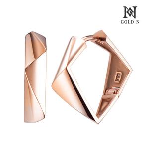 골드앤 18K 펜타곤 링귀걸이 RG