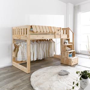 NA42 삼나무원목 행거형 싱글S 벙커침대