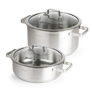 키친아트 올가 인덕션 스텐냄비 곰솥26cm+전골26cm