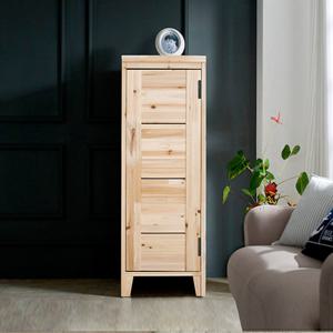 N7 삼나무 원목 3단선반 420 틈새수납장