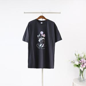 엠클로 [디즈니라이센스] 오버핏 스카치 홀로그램 미키 프린팅 반팔티셔츠 남여공용 4컬러