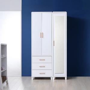 달튼 3서랍 장롱세트 거울도어형 1000