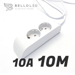 오디세이 멀티탭 디자인멀티탭 접지 2구 10M 10A