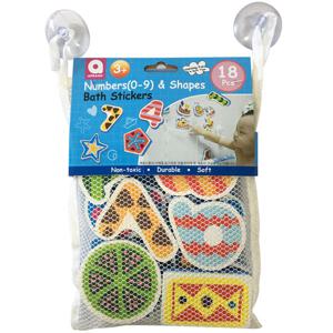 아가플러스 붙혔다 떼었다 물스티커_숫자 앤 도형