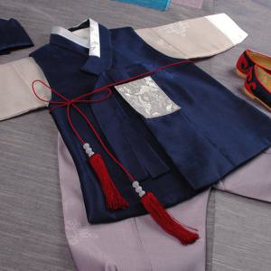 [럭셔리한복]261.수견남색(남)_아동한복,돌한복,남아한복