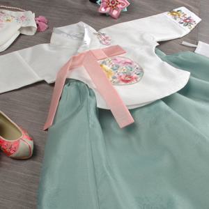 [럭셔리한복]115.수화당의옥색(여)_아동한복,돌한복,여아한복