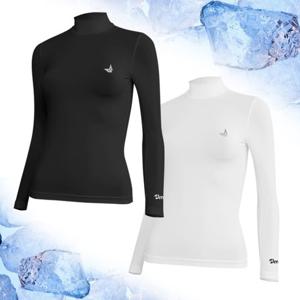 베루스 여성 하이넥 냉감 쿨티셔츠 VETW28 긴팔티