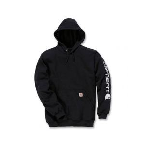 [칼하트]칼하트 미드웨이트 로고 후드 블랙 / K288-001