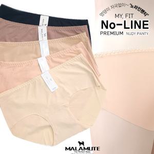 빅사이즈 편안한 노라인 여성 면팬티 5종