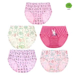 블루핀키즈 BWP-3054 여아동 레이온 삼각팬티 5매입