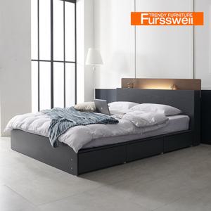 퍼스웰 쏘벤 서랍형수납 LED침대프레임.슈퍼싱글(DM_168)